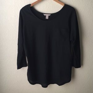 Banana Republic Black Oversized Tunic